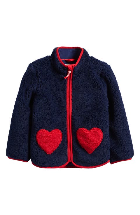 Kids' Eden Appliqué Textured Fleece Jacket (Toddler, Little Kid & Big Kid)