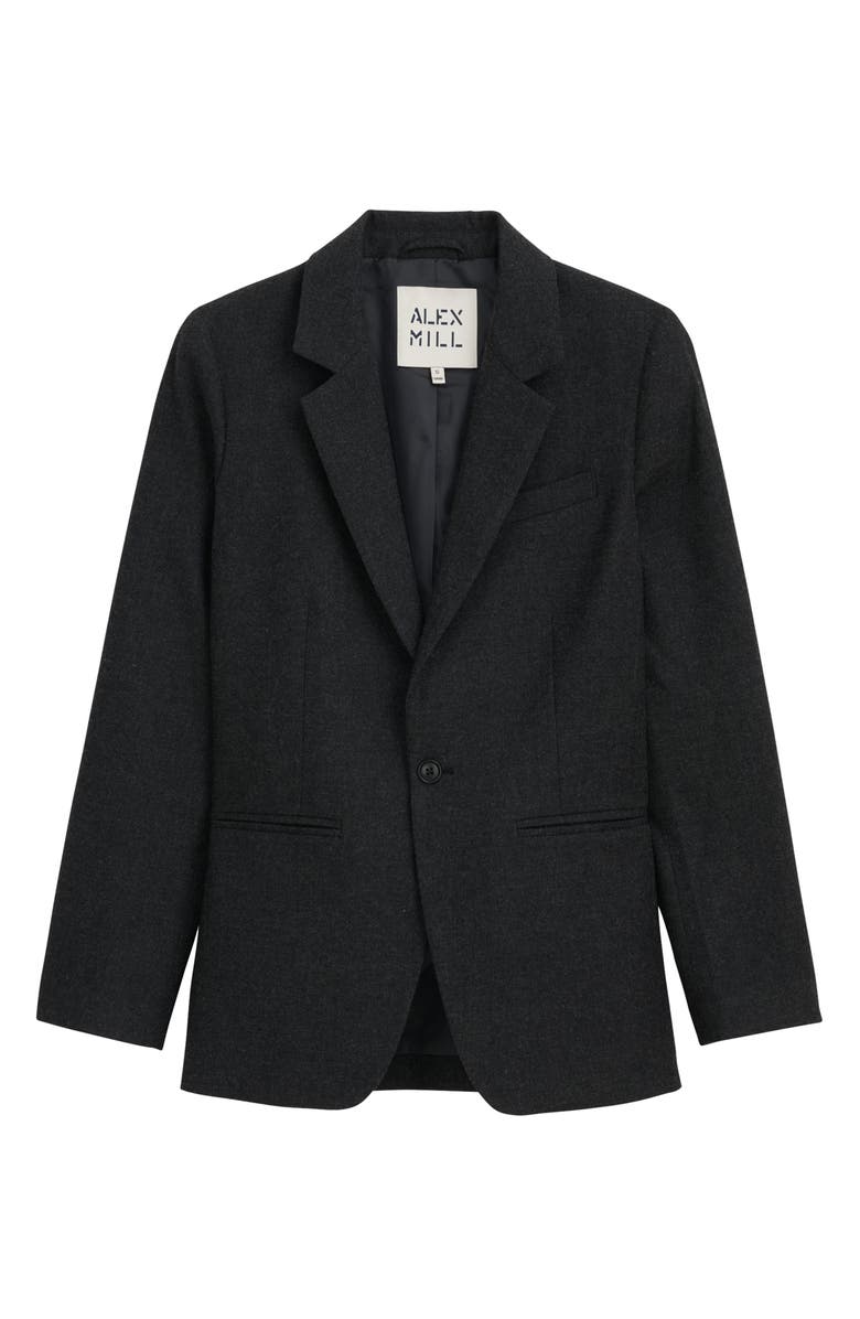 Alex Mill Soho Wool Blazer, Alternate, color, Charcoal Grey