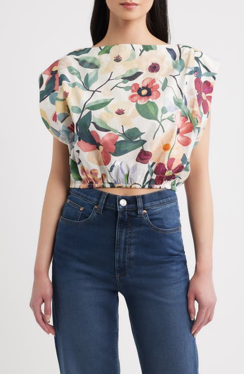 Merida Floral Organic Cotton Top