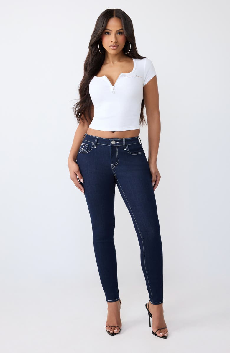 True Religion Jennie Skinny Jeans, Alternate, color, 