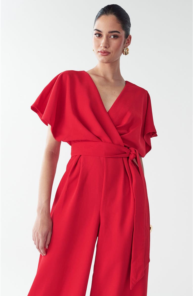 BWLDR Shana Jumpsuit, Alternate, color, Red