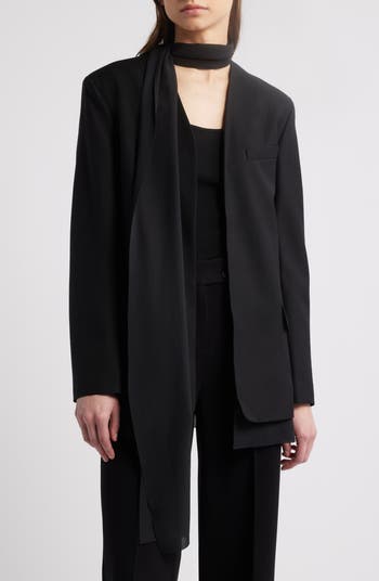 COS Wool Blazer with Scarf | Nordstrom