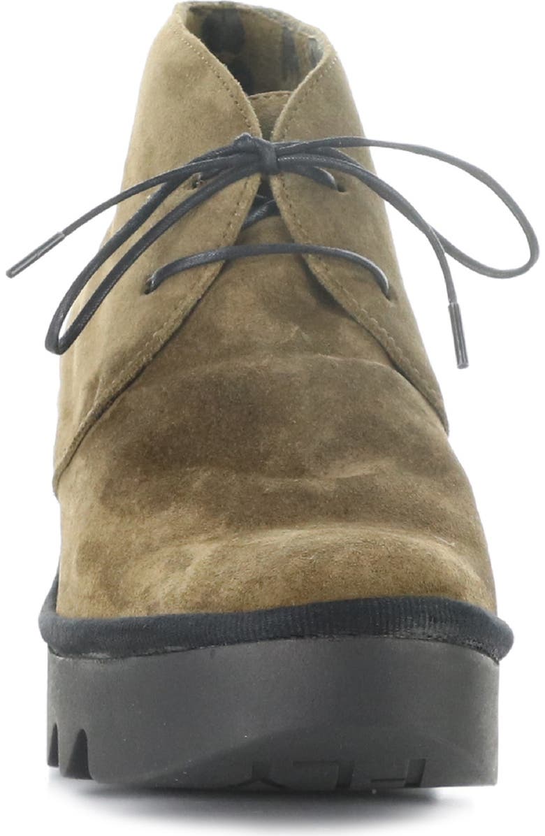 Fly London Brak Wedge Bootie, Alternate, color, Elephant Brown