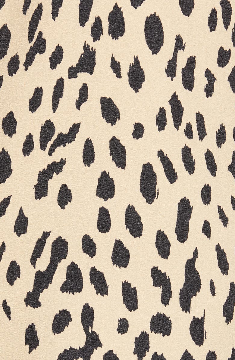 Vince Camuto Abstract Animal Print Long Sleeve Blouse, Alternate, color,