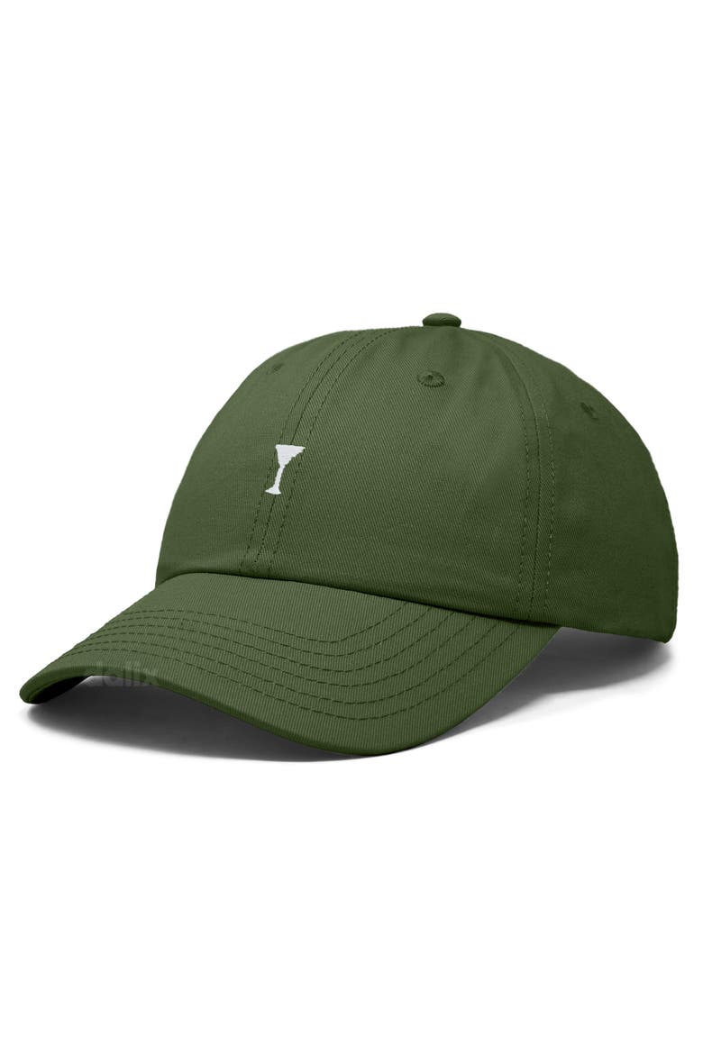 Lil Martini Dad Cap, Alternate, color, Olive