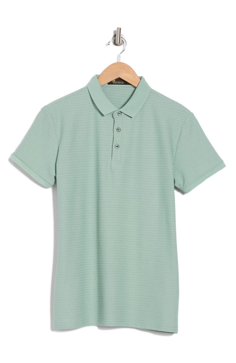 T.R. PREMIUM Slim Fit Stretch Polo, Alternate, color, Aqua