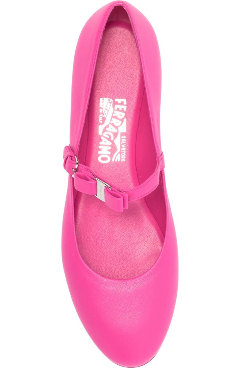 FERRAGAMO Lizz Leather Mary Jane Flat, Alternate, color,