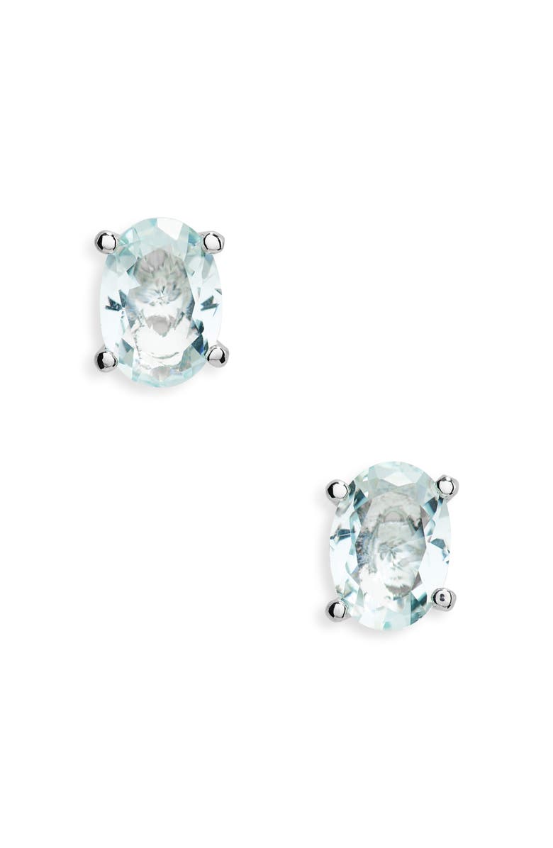 Nadri Modern Love CZ Stud Earrings, Alternate, color, 