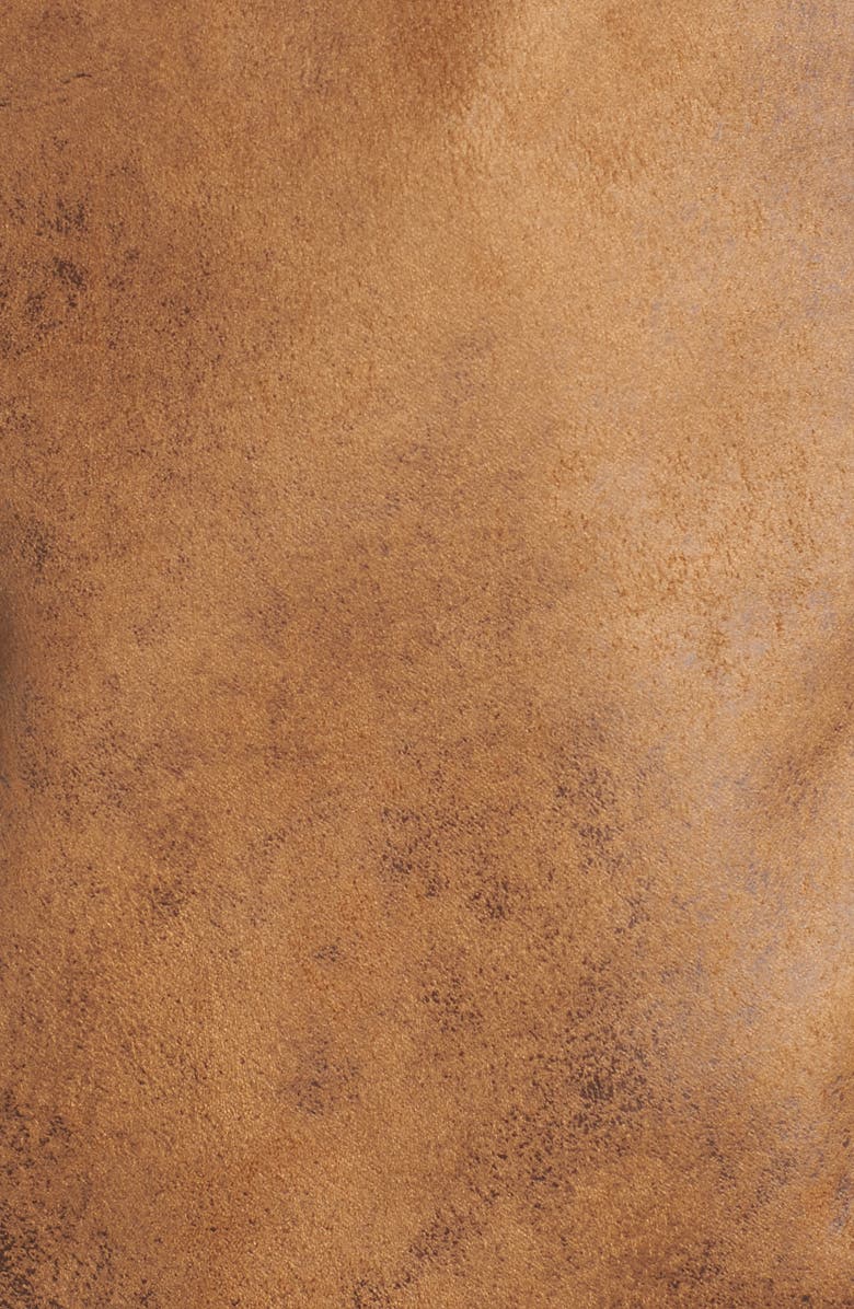 Avec Les Filles Faux Shearling Biker Jacket, Alternate, color, 