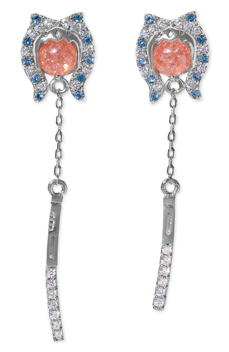 Girls Crew Star Wars<sup
™</sup
 Ahsoka Tano<sup
™</sup
 Drop Earrings, Main, color, Silver
