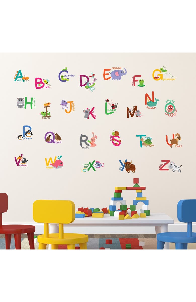 WALPLUS Learning Letters with Animals Kids Art, Alternate, color, Multi