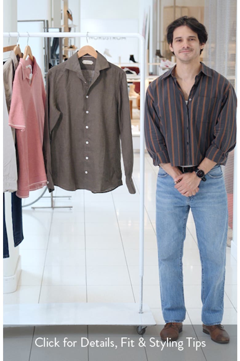 Seaside Linen Button-Up Shirt video