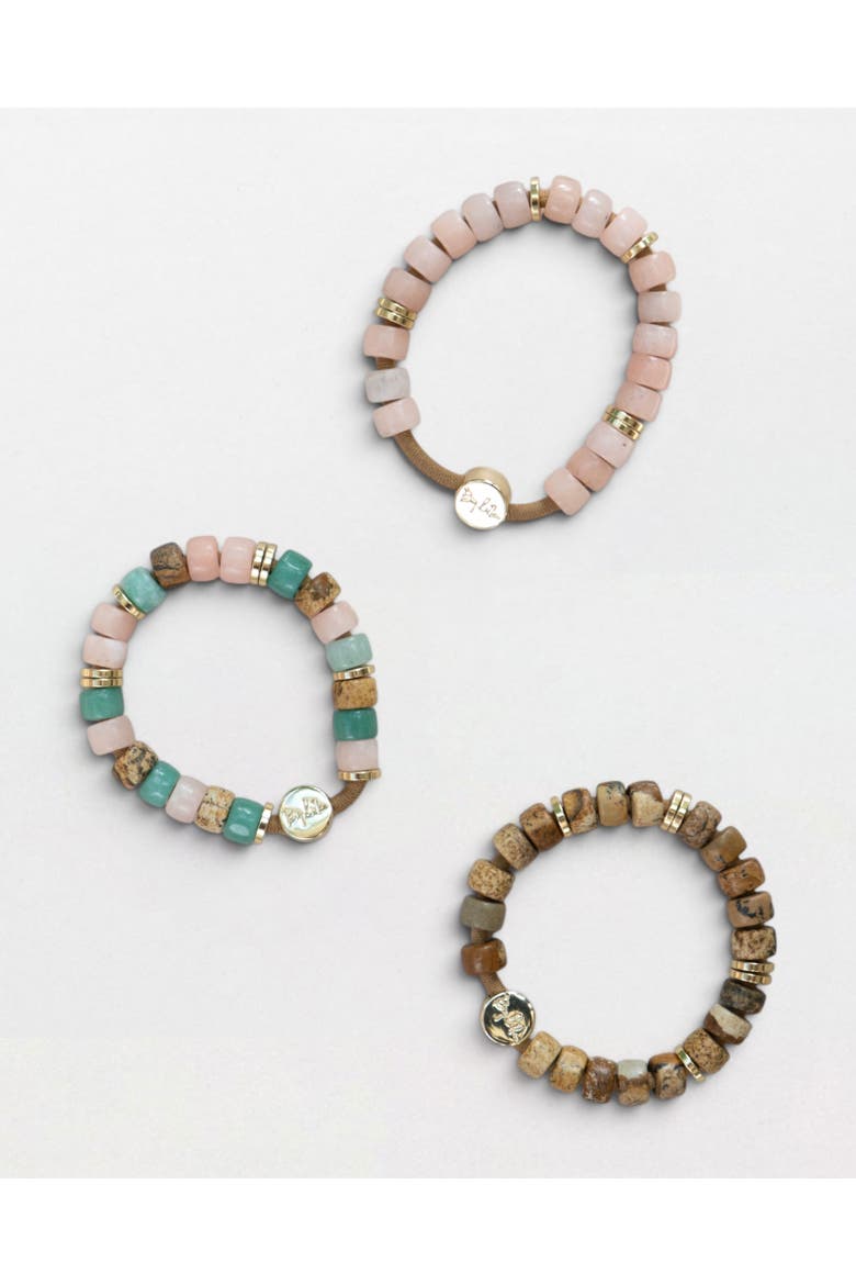 Olea Bracelet Hairties, Main, color, Pale Nudes