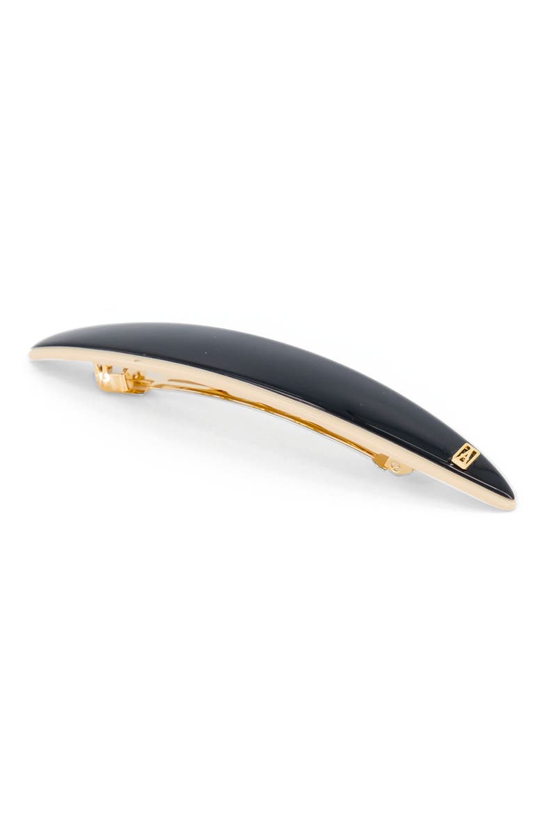 Alexandre de Paris Acetate Panama barette, Alternate, color, Black