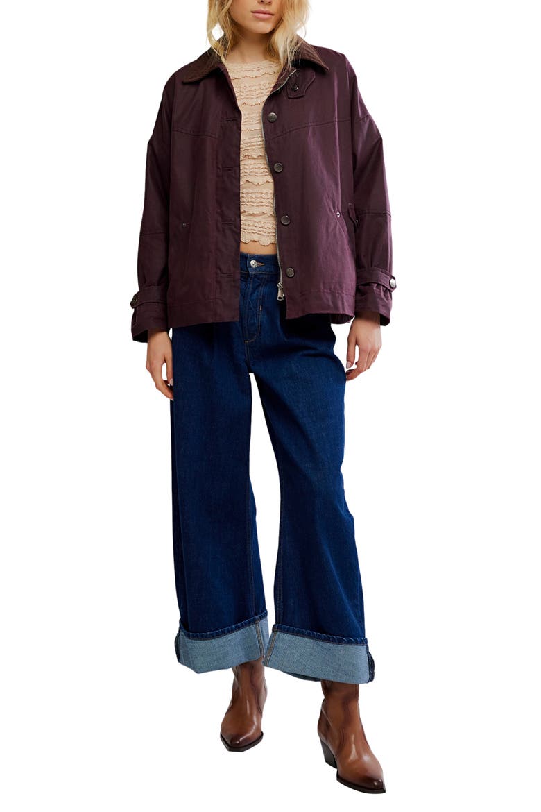 Cori Waxed Cotton Jacket, Alternate, color, PORT ROYAL