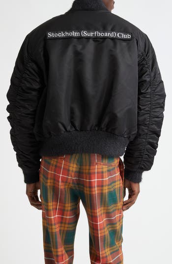 STOCKHOLM SURFBOARD CLUB Nylon Bomber Jacket | Nordstrom STOCKHOLM SURFBOARD CLUB Nylon Bomber Jacket | Nordstrom