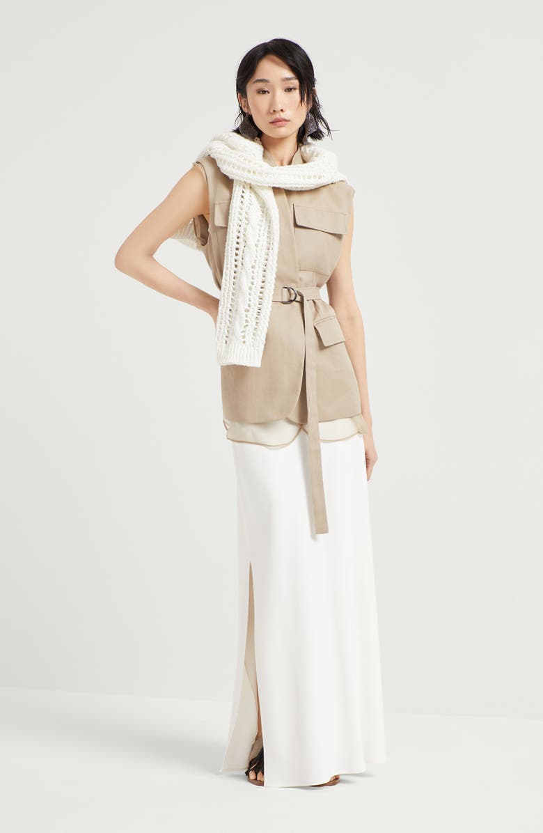 Brunello Cucinelli Vest with monili, Alternate, color,