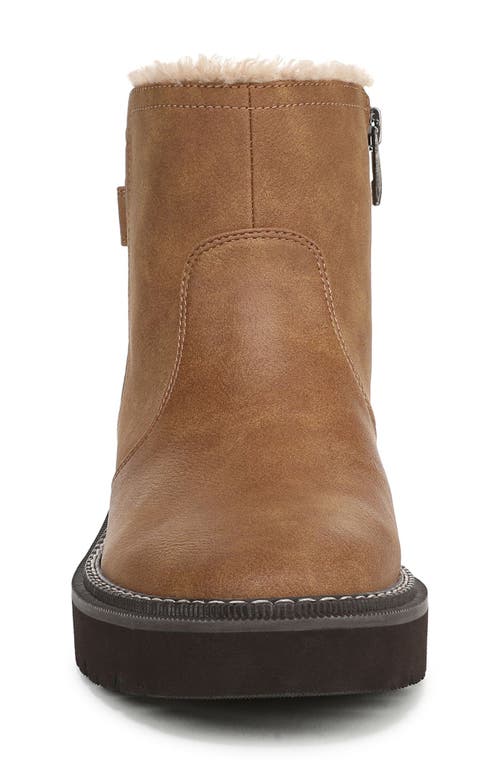 Naturalizer Rue 2 Faux Fur Lined Bootie In Brown