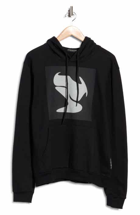 Abstract Swoosh Graphic Hoodie