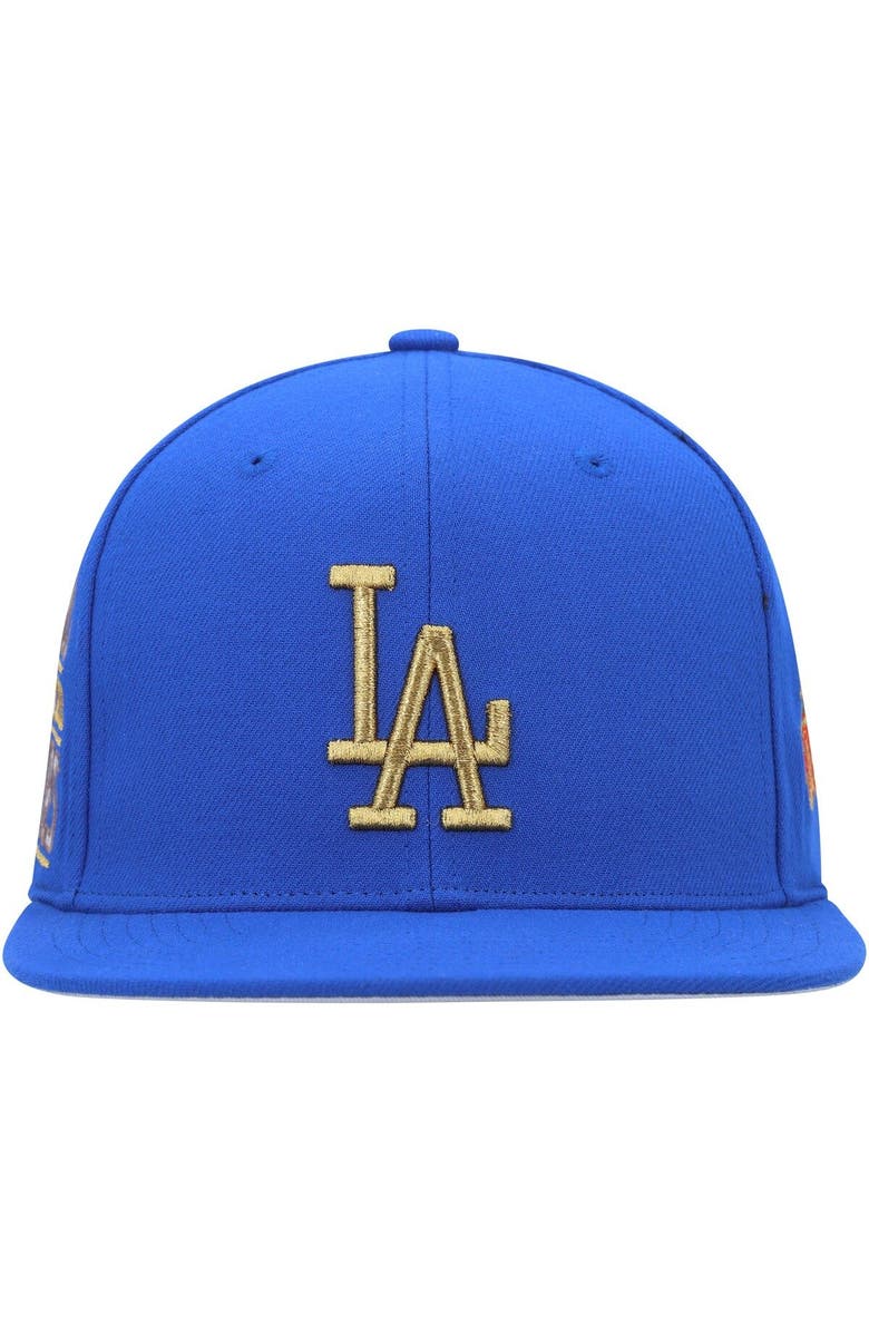 Mitchell & Ness Men's Mitchell & Ness Blue Los Angeles Dodgers Champ'd Up Snapback Hat, Alternate, color, Blue