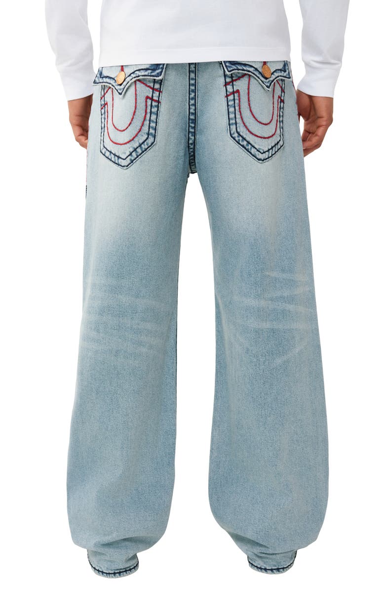 True Religion Vinny Super T Ultra Baggy Jeans, Alternate, color, Artic Whisper Light Wash