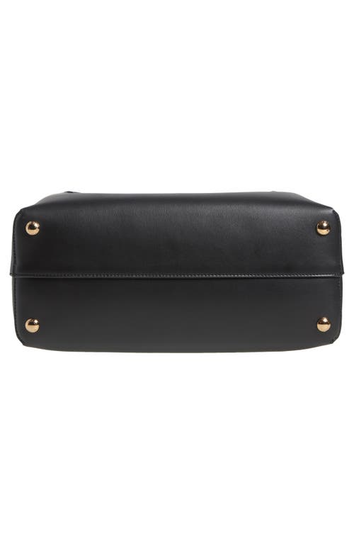 Etro Small Libra Pegaso Patch Tote Bag In N0000 Black