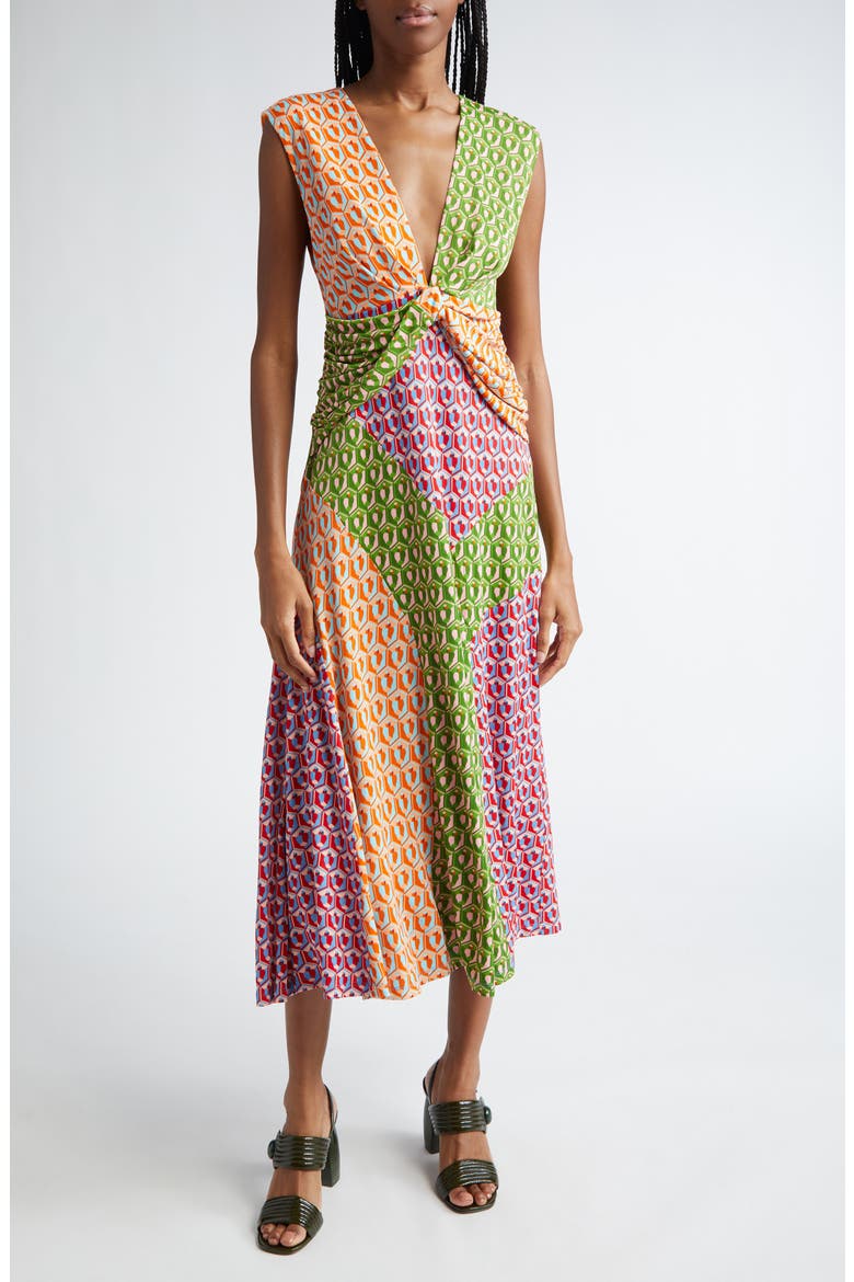 farm rio mixed cashew knot maxi dress Mixed Cashew Knot Maxi Dress