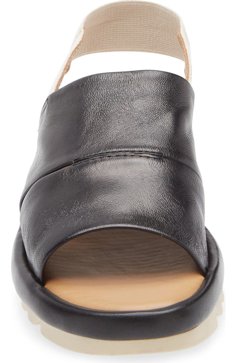 The FLEXX Wave Too Slingback Sandal, Alternate, color, Black Nappa