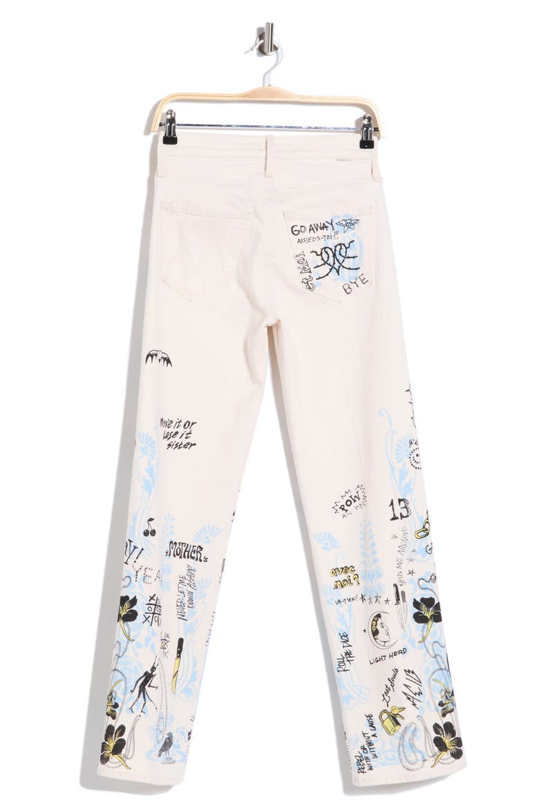 The Mid Rise Rambler Zip Nerdy Jeans, Alternate, color, BAD DECISIONS CLUB