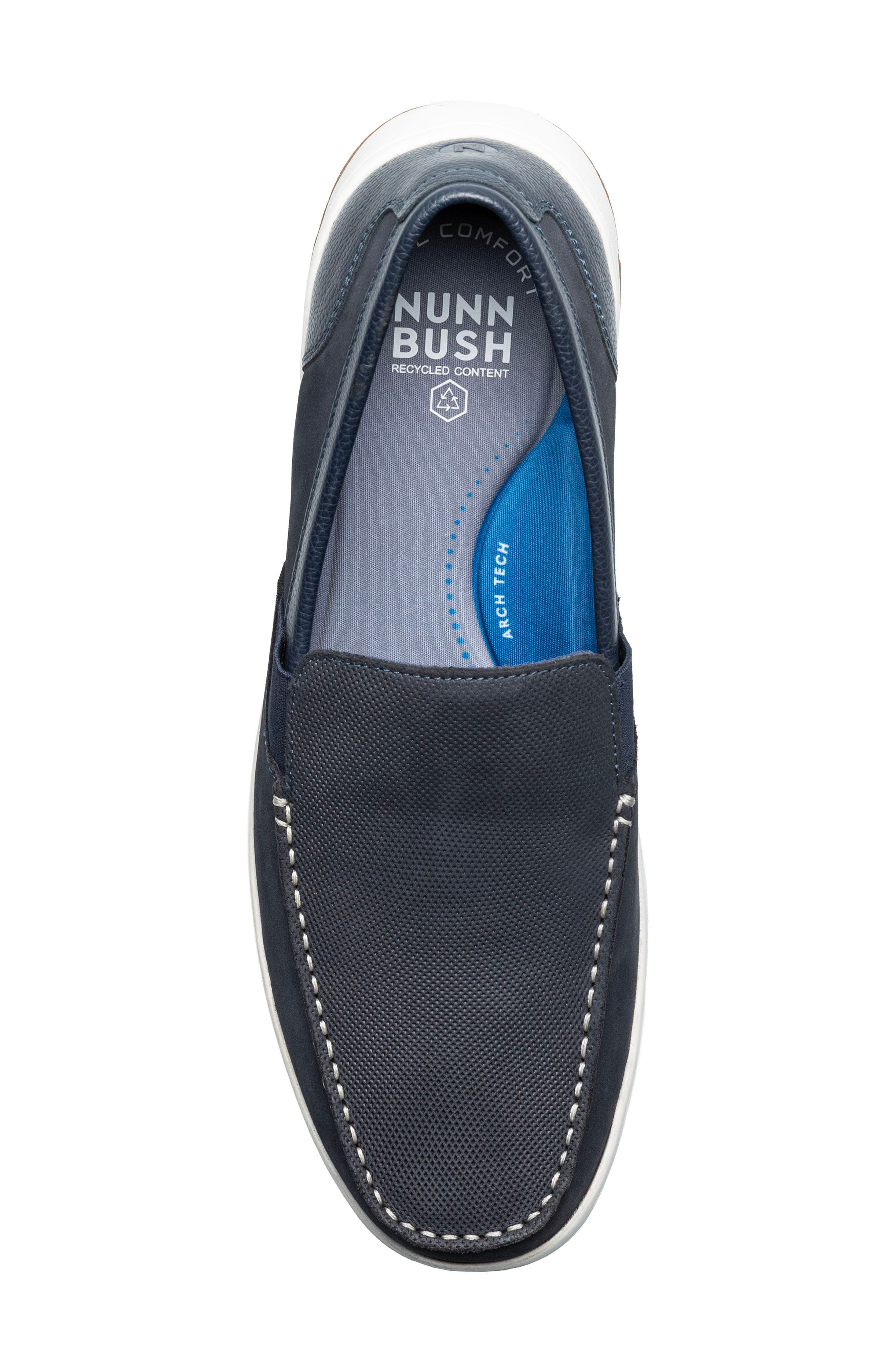Luca Moc Toe Venetian Loafer - Wide Width Available, Alternate, color, NAVY MULTI