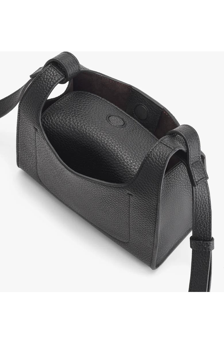 Cuyana Mini Double Loop Bag, Alternate, color, Black