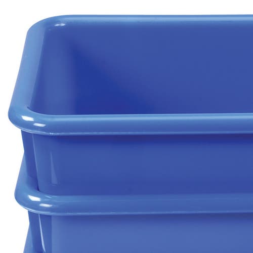 Kaplan Early Learning Company Blue Colored Storage Bin In Blue