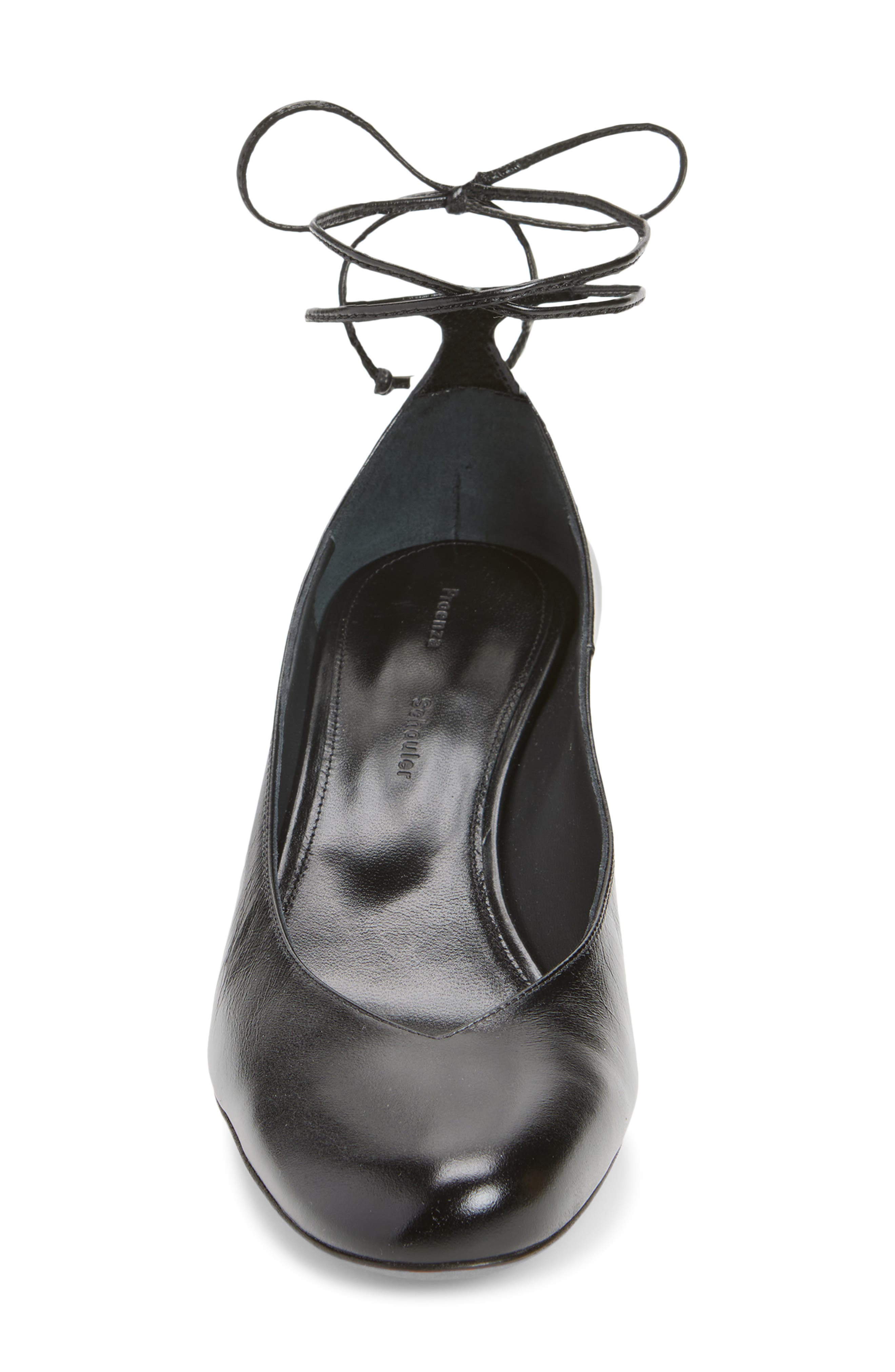 Proenza Schouler Uma Tie Kitten Heel Pump, Alternate, color, Black