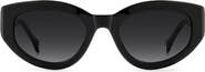 Carolina Herrera Her 52mm Gradient Oval Sunglasses