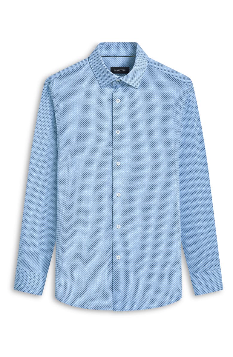 Bugatchi James OoohCotton<sup>®</sup> Microprint Button-Up Shirt, Alternate, color,