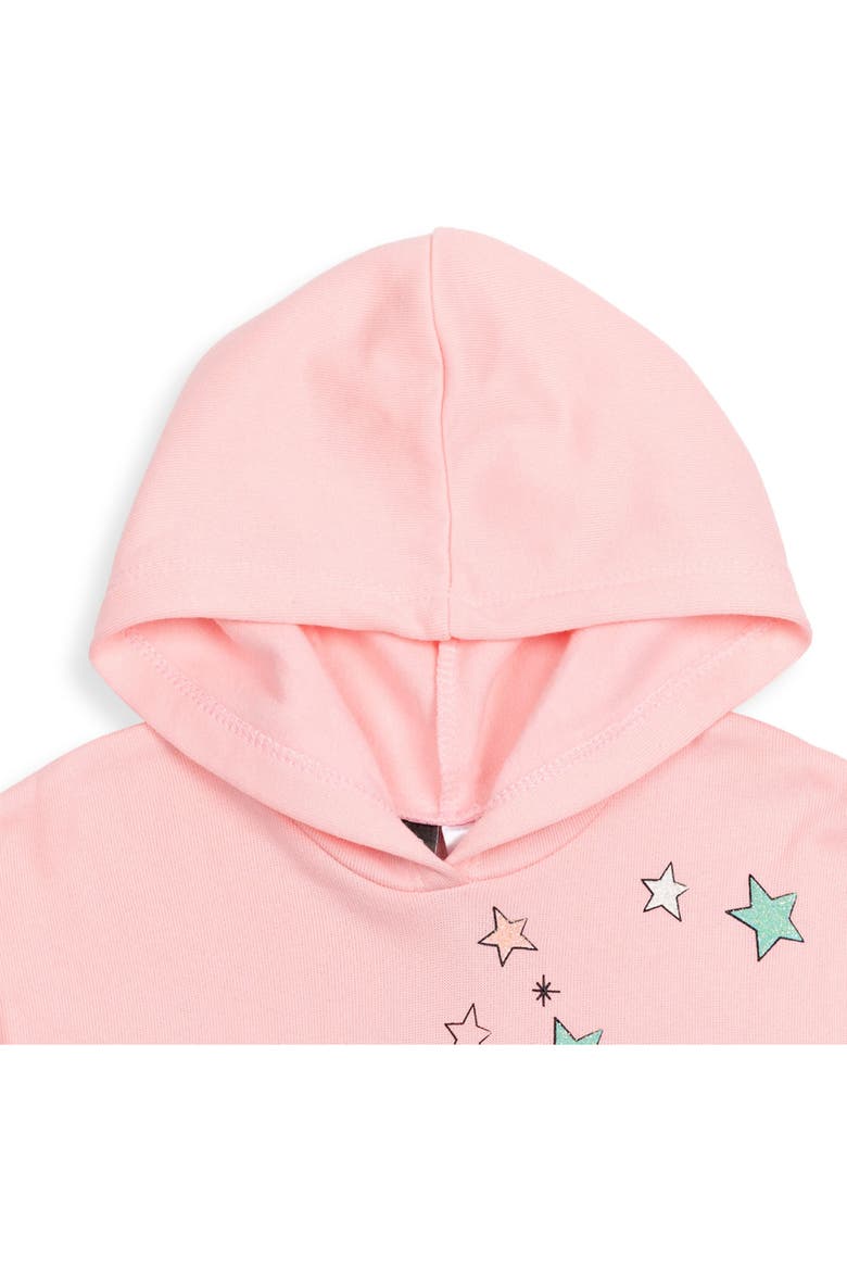 The Mandalorian Grogu Fleece Hoodie and Leggings Set, Alternate, color, Grogu Pink Green