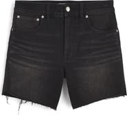 Madewell The Perfect Vintage High Waist Mid Length Denim Shorts