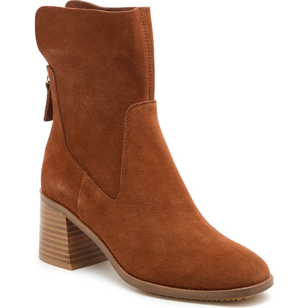 Kelsi Dagger Brooklyn Island Block Heel Bootie In Hickory