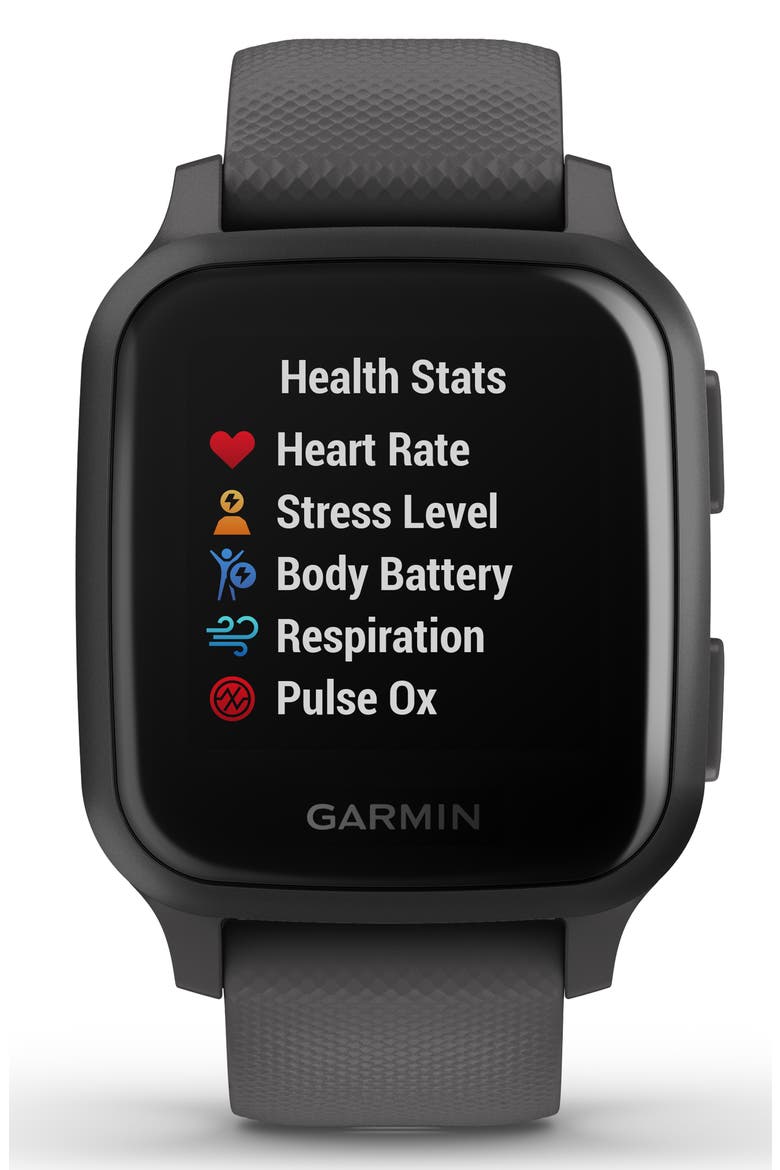Venu® SQ Music Edition GPS Smart Watch, 40mm, Alternate, color, BLACK WITH SLATE BEZEL