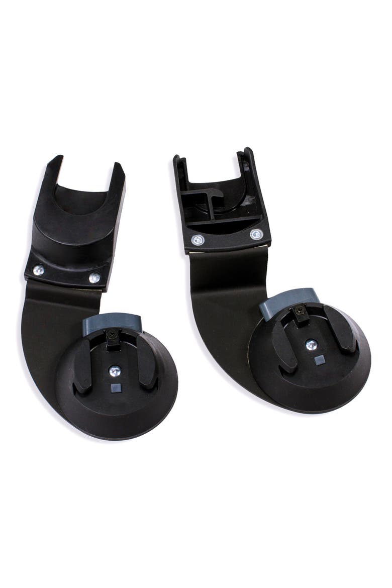 Single Car Seat Adapter for Indie Twin Double Stroller, Main, color, BLACK