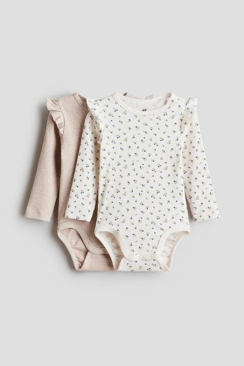 2-pack Cotton Bodysuits