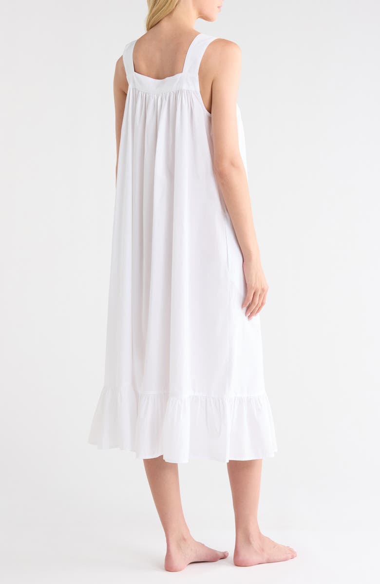 Nordstrom Cotton Shirting Nightgown, Alternate, color,