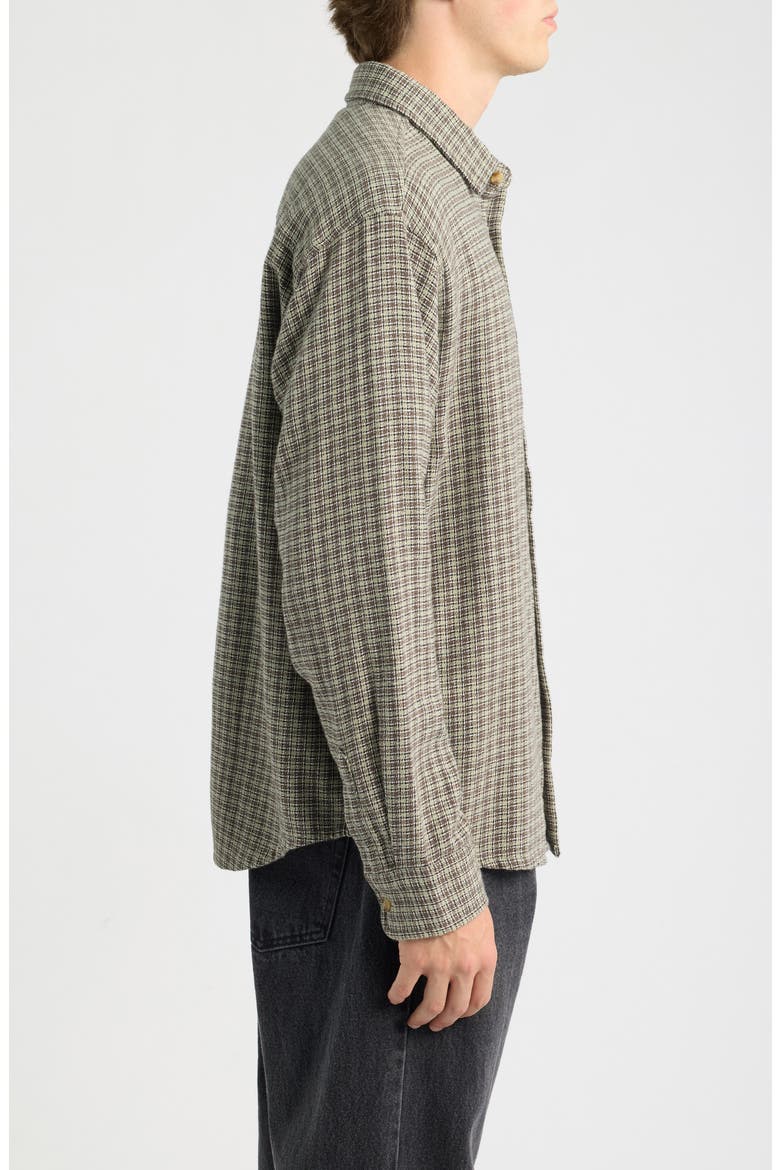 Bigwig Jack Plaid Cotton Button-Up Shirt, Alternate, color, ABBEY STONE MULTI
