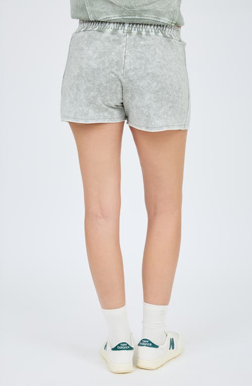 BLU PEPPER BLU PEPPER ACID WASH DRAWSTRING SHORTS 