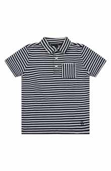 Kids' Stripe Cotton Polo