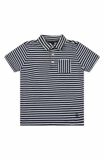 Kids' Stripe Cotton Polo