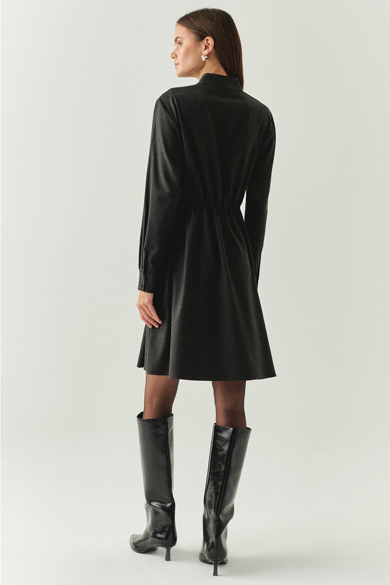 Denver High Neck Long Sleeve Dress, Alternate, color, GREY