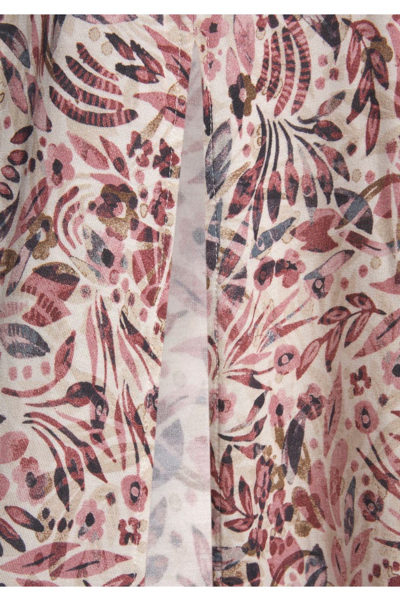 Side Slit Maxi Dress, Alternate, color, Rose & Cream