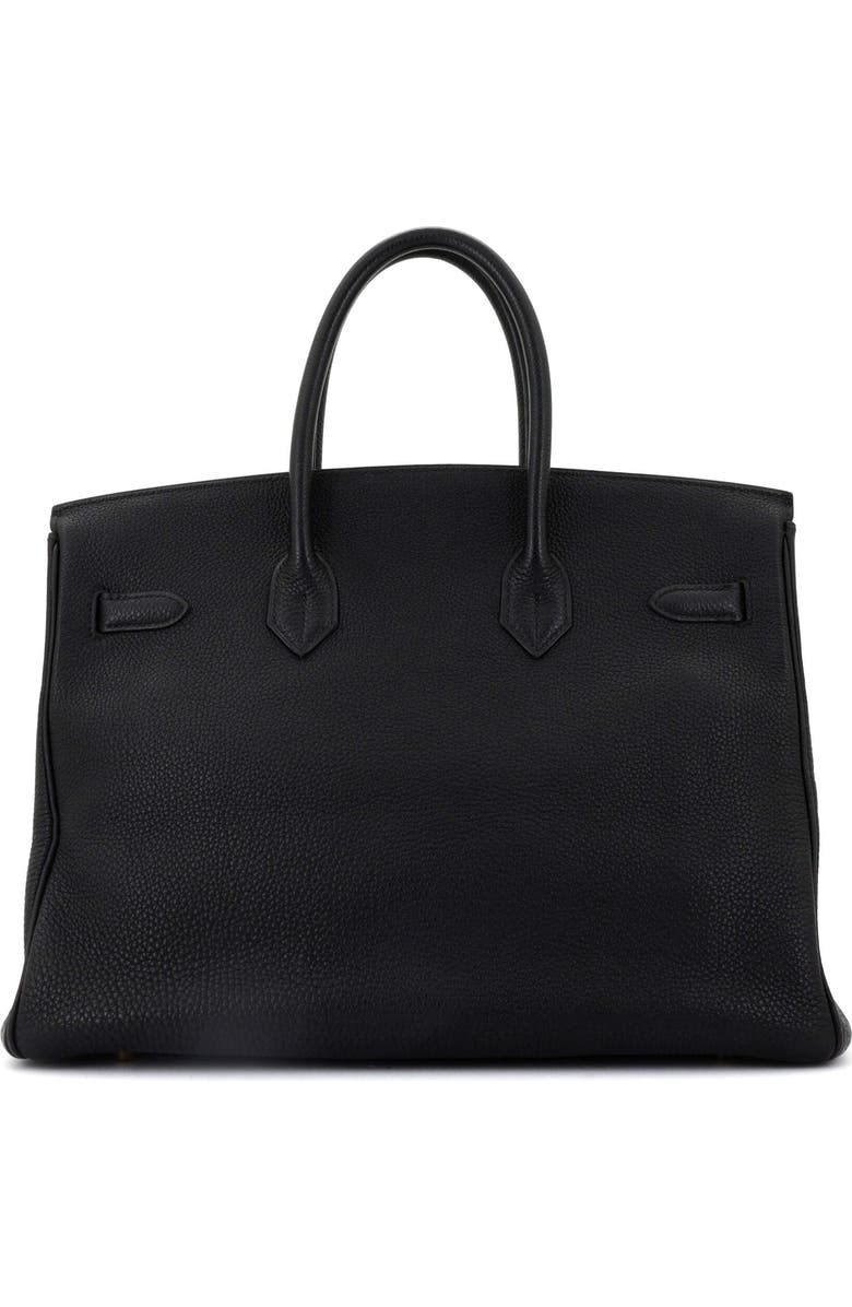 Pre-Owned Hermes Birkin Handbag Black Togo with Gold Hardware 35, Alternate, color,