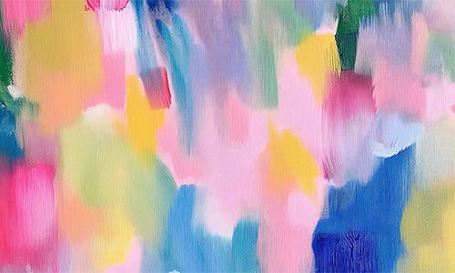 Wynwood Studio Set Of 2 Colorful Rhythm Canvas Wall Art In Blue